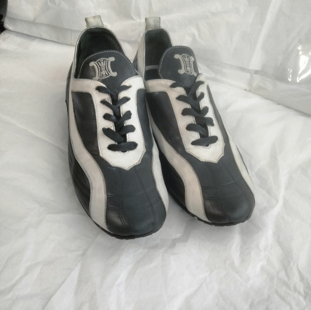 Celine boogie vtg Womens sneakers Shoes size 39.5 - Picture 9 of 16